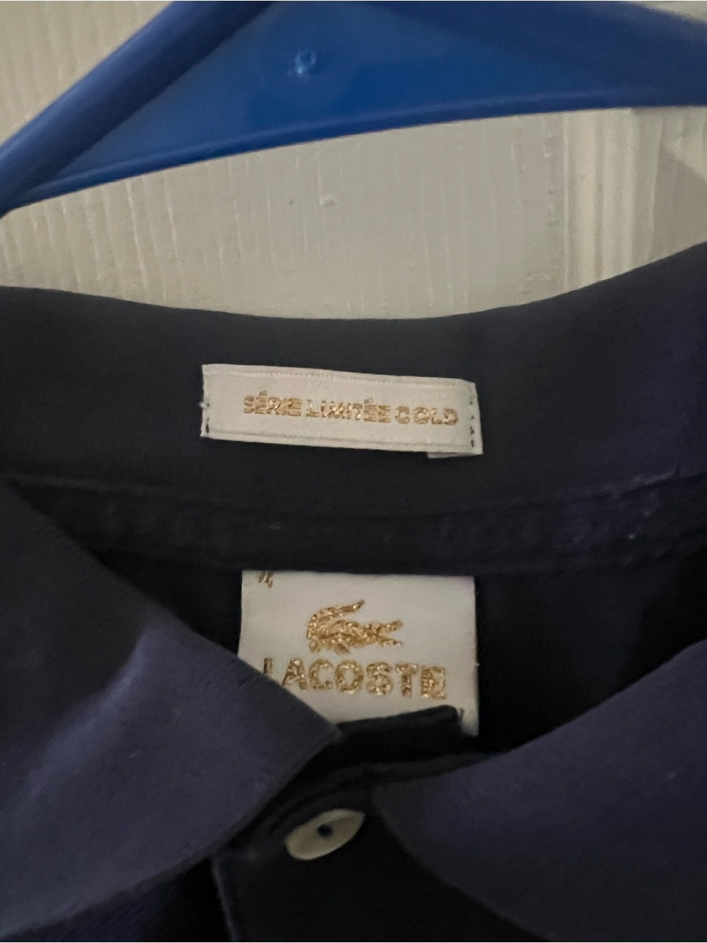 Lacoste Navy Blue Short Sleeve Polo with Crocodile Emblem
Gold collection - Picture 4 of 5